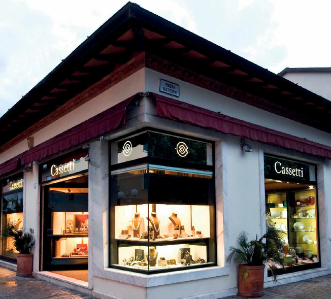 Cassetti Jewellery boutique in Forte dei Marmi