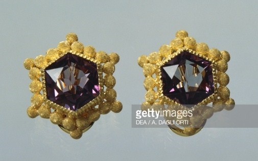 Gold and diamond earrings, 1960s, Mario Buccellati