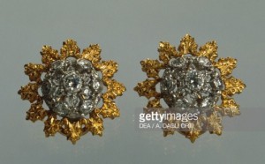 Gold and diamond earrings, 1960s, Mario Buccellati