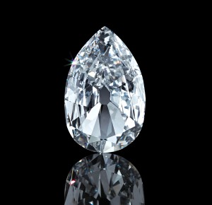 'Arcot II’ diamond, 1760, Golconda, modified 1959 and 2011, India. The Al Thani Collection. Photograph: Prudence Cuming Associates Ltd