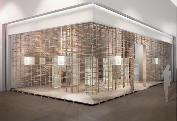 Rendering of the Hemmerle booth at TEFAF Maastricht
