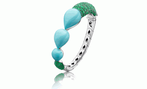 India earrings and bracelet, De Grisogono