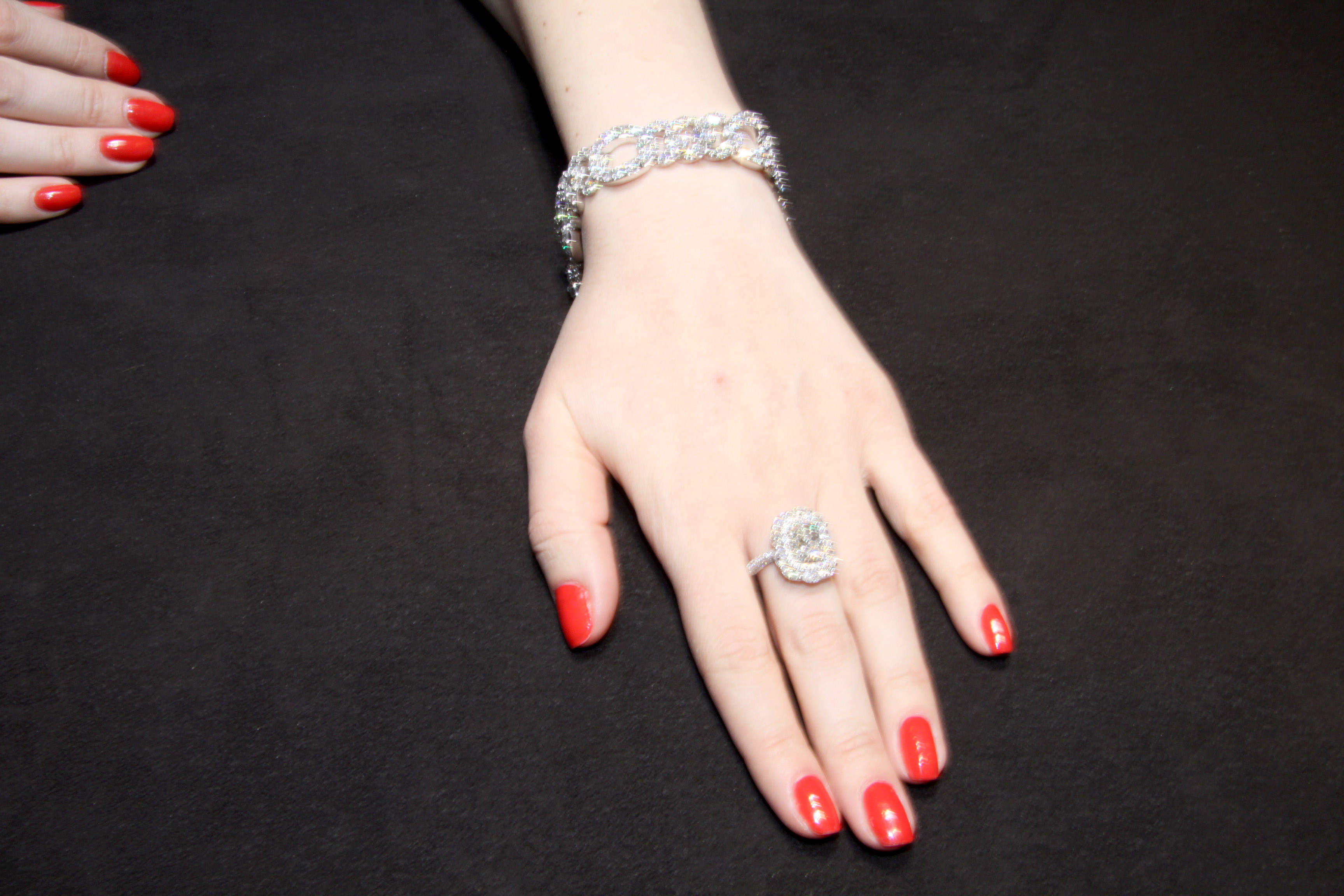 Diamond pave' bracelet, Verdi Gioielli