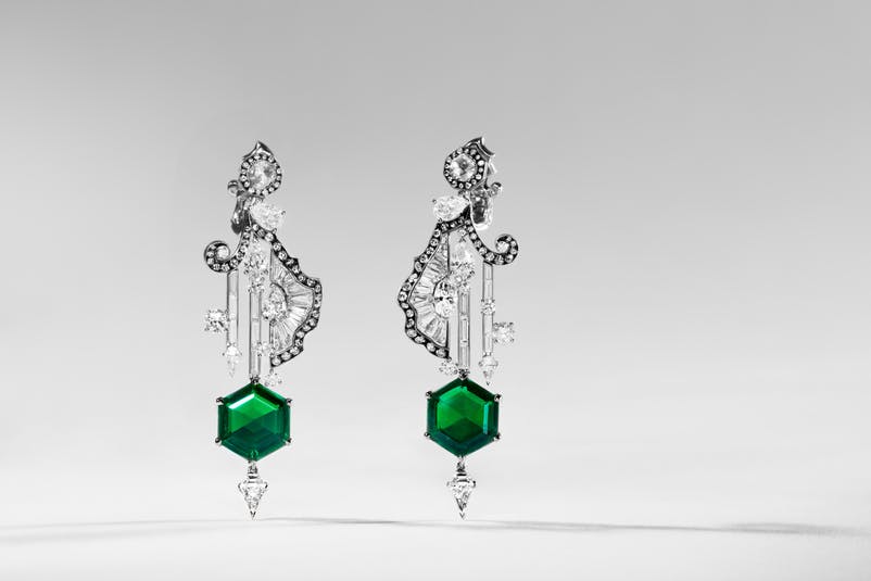 Salon de Mars baguette earrings, Dior