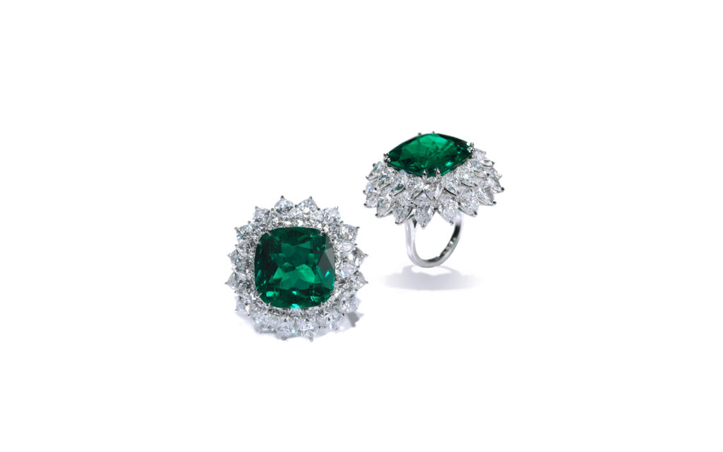 Pristine emerald ring, Bayco